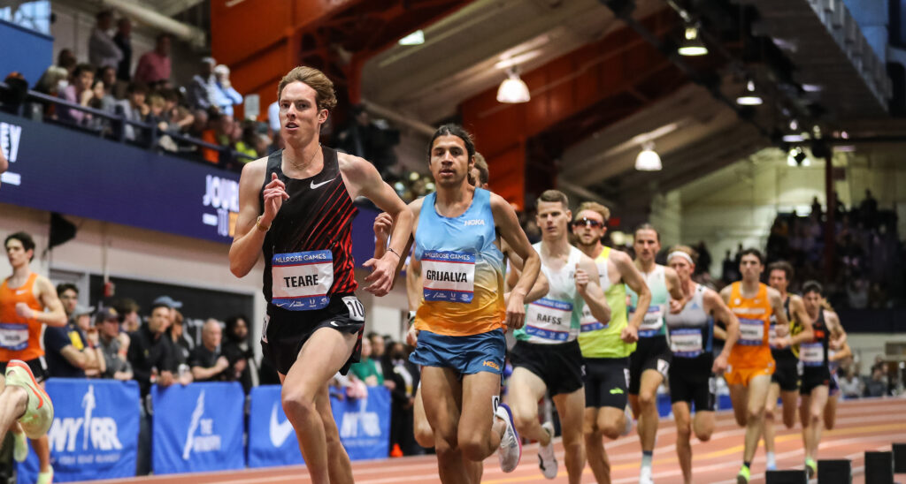 Cooper Teare Targeting the American Record in the Mile at Boston