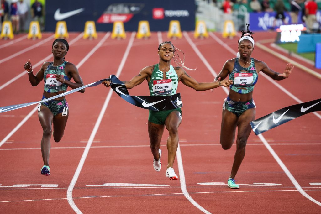 Sha'Carri Richardson Wins 2023 USATF 100m (Kevin Morris Photo)