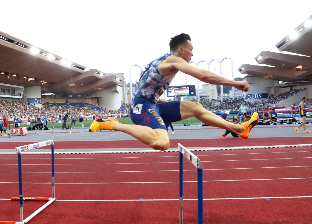 Karsten Warholm in Monaco (Kevin Morris Photo)