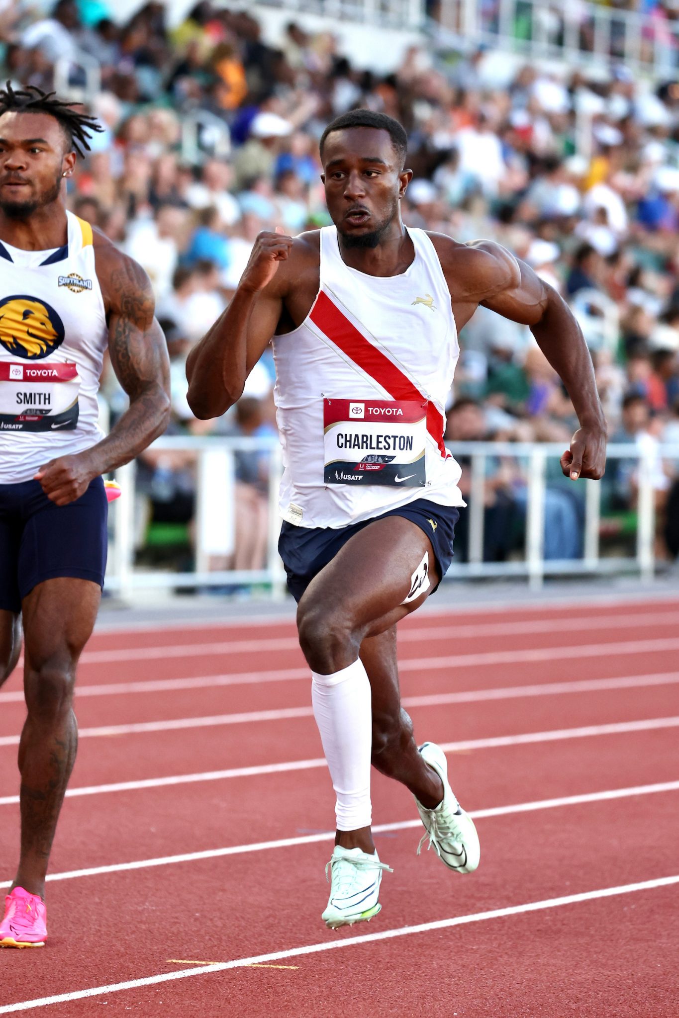 2023 USA 100m Cravont Charleston Wins One for the Little Guy