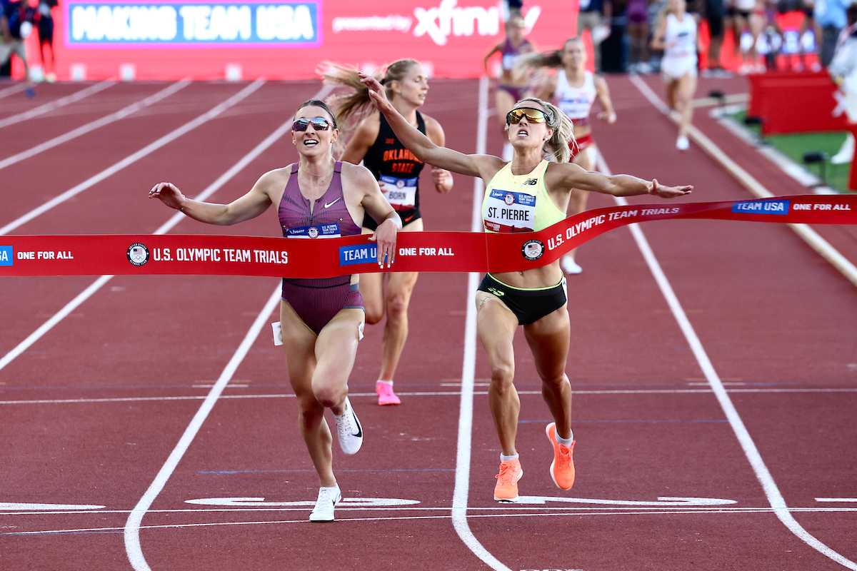Elle St. Pierre Edges Elise Cranny w Meet Record at US Olympic Trials