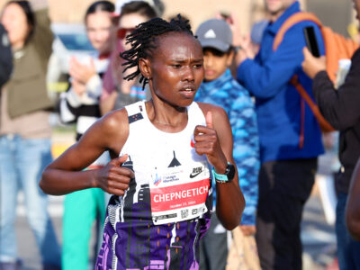 Ruth Chepngetich at 2024 Chicago Marathon