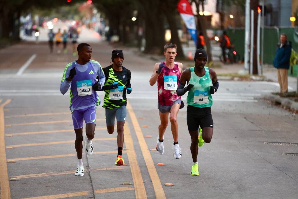 2025 Houston Half Marathon and Marathon Results Conner Mantz & Weini