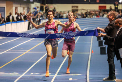 Grant Fisher 7:22.91 World 3000m Record over Cole Hocker