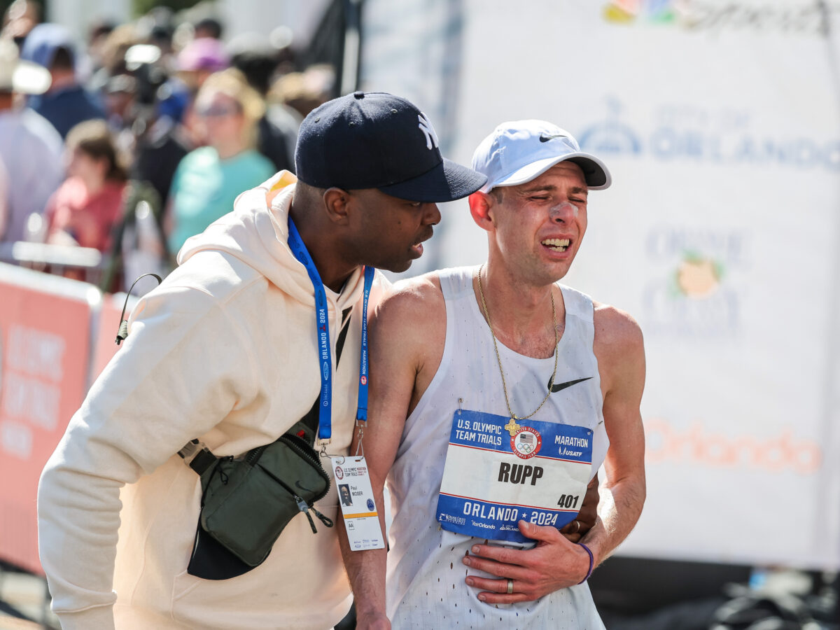 Galen Rupp at the 2024 Olympic Marathon Trials (Kevin Morris photo)